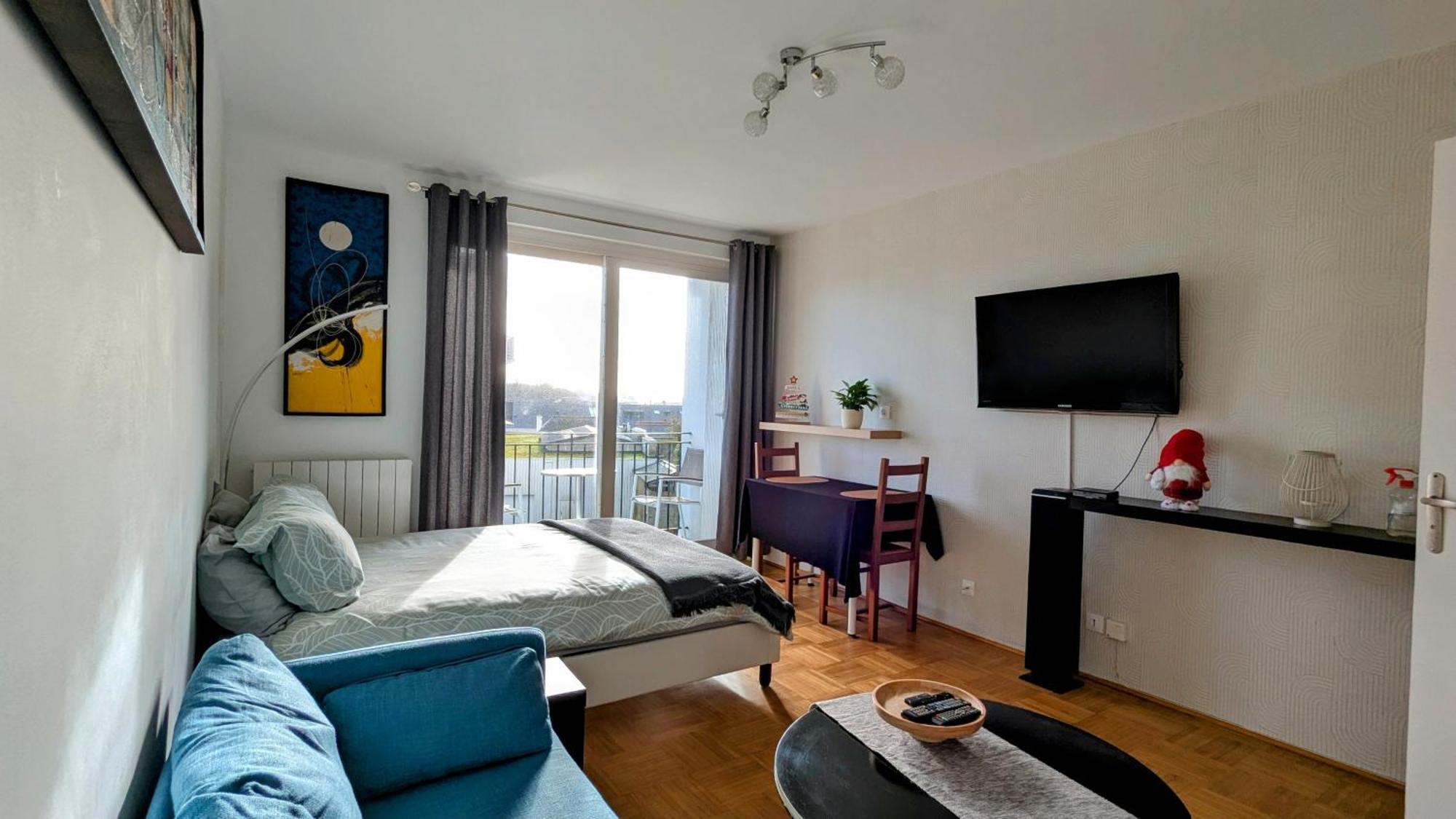 Appartement De Charme 孔卡尔诺 外观 照片